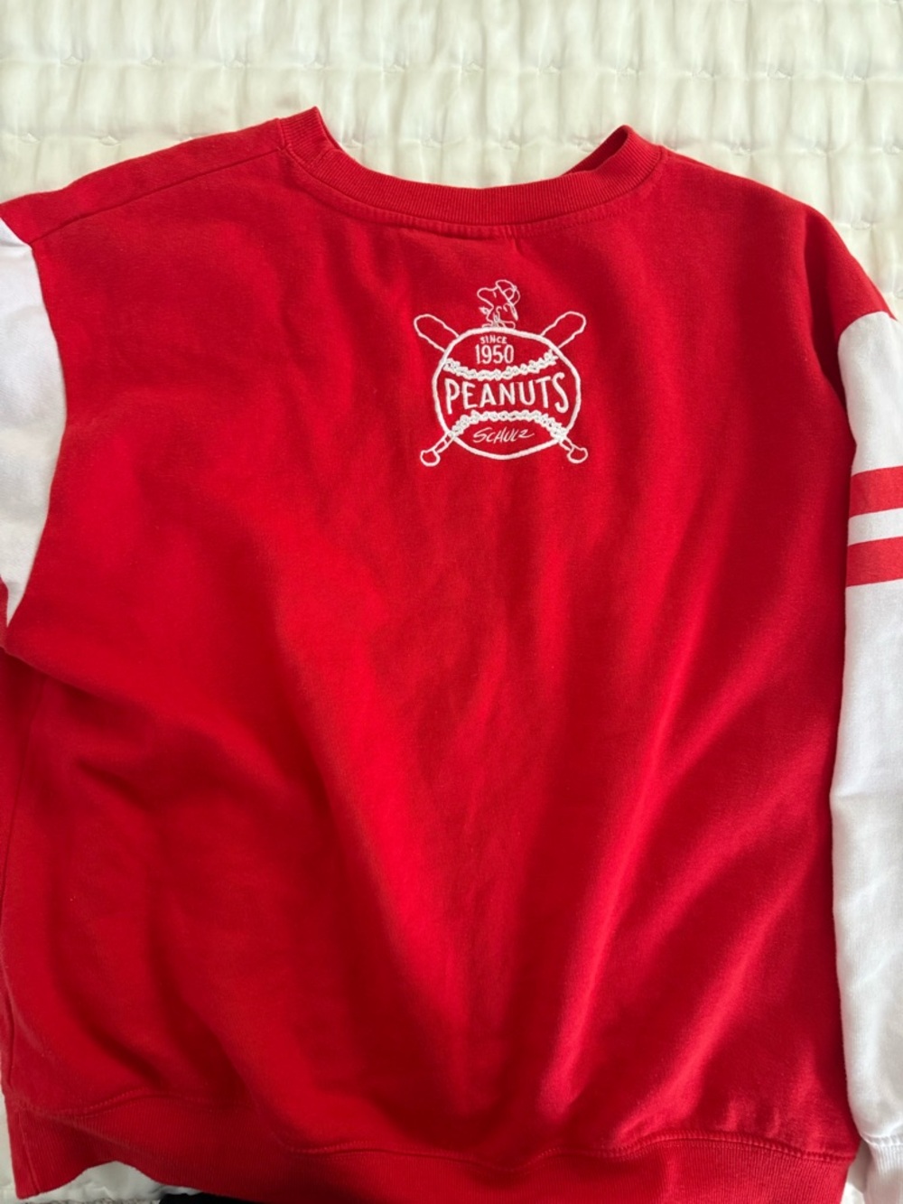 Peanuts Crewneck Sweatshirt with Snoopy Graphic - Picture 2 of 3